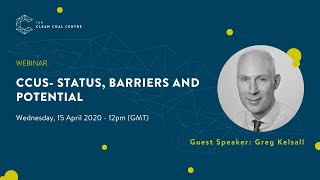 CCUS- status, barriers and potential | IEACCC Webinars