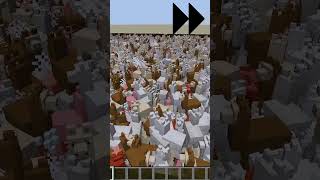 The Biggest Llama War In Minecraft!