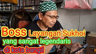 Bos lengendaris.....kota bangil..Order 80.000 layangan setiap minggunya