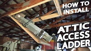 Rhino Aluminium Attic Access Ladder - How to install it