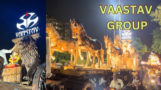 Vaastav Group Ganpati Aagaman 2024 | Dhaval Parmar | Gujarati Vlog |