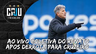 COLETIVA AO VIVO DE RENATO PORTALUPPI APÓS DERROTA PARA O CRUZEIRO!!!