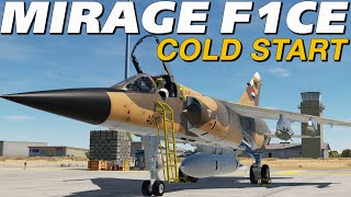 DCS Mirage F1CE Comprehensive Cold Start Tutorial!