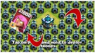 1000 MAX SUPER ARCHERS 🆚 200 MAX GIANT BOMB TOWER // CLASH OF CLANS PRIVATE SERVER //SUMIT GAMER YT