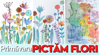 AVAP | Pictură / Desen  cu flori | TABLOU DE PRIMĂVARA | Martie