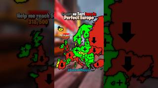 Does Your Country Gain or Lose Territory in My Perfect Europe? #mapping #geography