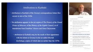 Don Ostrowski — A Comparison of the Shakespeare and Kurbskii Authorship Controversies