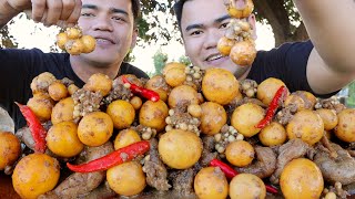 OUTDOOR COOKING | ADOBO SA GATA GUYA NG MANOK MUKBANG (HD)