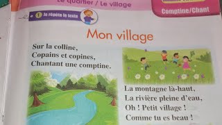 Mon village page 69. Dire faire et agir 1AEP مكررة للحفظ السهل