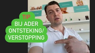 Tip bij (slag)ader ontsteking/verstopping