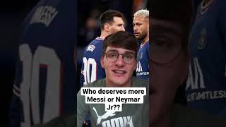 Messi deserves LESS than Neymar?? #shorts #messi #neymar #psg #fcbarcelona