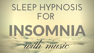 SLEEP HYPNOSIS for INSOMNIA with MUSIC & Darkened Screen for SLEEP