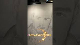 🇬🇧ART⭐️EVAGELOS☀️pencil sketch portrait drawing ✍️ of super ⭐️singer Liam Payne☀️