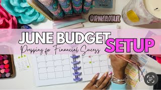 RESET : JUNE MONTHLY  BUDGET SETUP  | ZERO BASED BUDGET | MANAGING MY MONEY