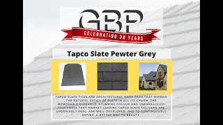 Tapco tiles - Plastic Slate -  General Building Plastics - GBP - Info - Grey Roofing Slates