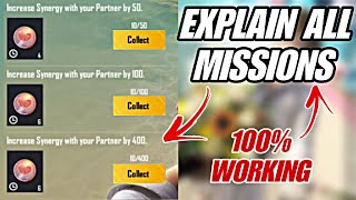 INCREASE SYNERGY WITH YOUR PARTNER BY 50 | SYNERGY PARTY EVENT IN PUBG MOBILE