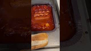 Copy Cat MCRib sandwich #mcrib #macncheese #mcdonalds #cooking #fyp