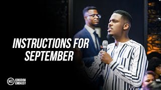 INSTRUCTIONS FOR SEPTEMBER|| Apostle Innocent Java