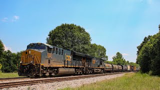 CSX ET44AH 3350 leading on CSX M692 at Ora & Roebuck 6/26/24