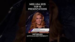 Miss USA 2015 Top 15 Presentations. #allaboutnewbeauty #missusa