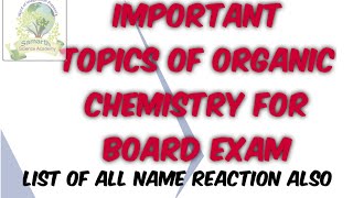 Best Strategy to study Organic chemistry for board exam