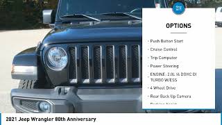 2021 Jeep Wrangler Gainesville GA 16302A