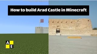 How to build Arad Castle in Minecraft