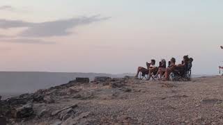 Sunset at Fish river canyon