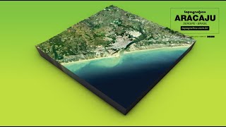 ARACAJU TOPOGRAFICA 3D MAP - SE - BR