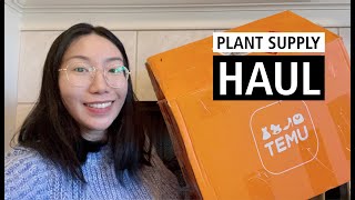 My First Temu Unboxing: Plant Supplies, Gardening Must Have & Home Items ON A BUDGET!