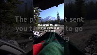 Car camping mount Shasta