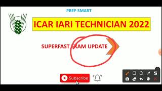 POSTPONED ICAR IARI TECHNICIAN EXAM 2022 |OFFICAL |PREP SMART