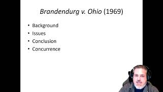 POLS 3321: Brandenburg v. Ohio (1969)