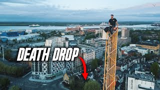 Insane 200ft Crane Climb - Police Arrived 😬