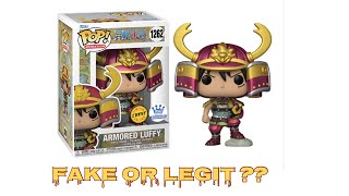 How To Verify The Authenticity of Luffy Armored 1262 Chase Funko Pop | Available For Sale