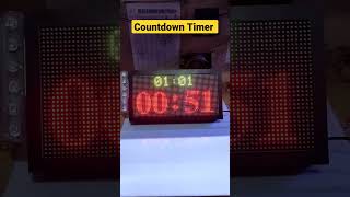 Countdown Timer using Arduino and 64x32 Matrix LED RGB P5 Display