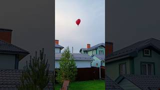 Воздушный шар. Воскресное утро. Еще лето / Sunday. Hot air balloon #утро #лето #шар #воздушныйшар