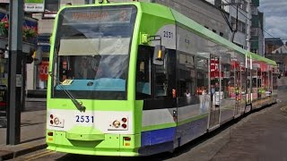 Bombardier CR4000 tram @ Croydon, London, U.K.