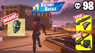 98 Elimination Solo Vs Squads "Zero Build" Gameplay Wins (Fortnite Chapter 5)