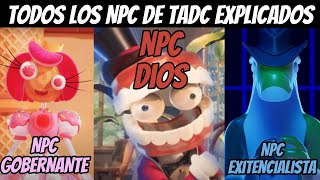 The Amazing digital circus Todos lo NPC explicados