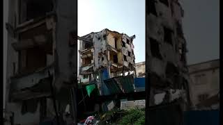 Building Demolition by excavator #demolition  #construction