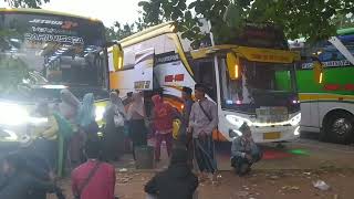 Terminal Wisata Bus Bakalan Krapyak Kudus Part 1 [] Full Bus Pariwisata Ke Sunan Kudus