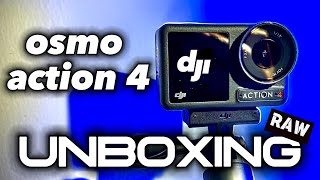 DJI OSMO ACTION 4 unboxing RAW - ASMR