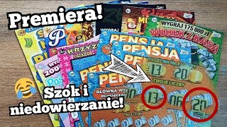 Zdrapki Lotto 🎲 Wznowienie zdrapki PENSJA 💸 Jakby nie było premiera na plusie 😂💪