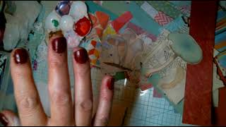 #thecrazycraftchallenge  #2 Using Paint with just your hands & Fingers To Make Journal Cards