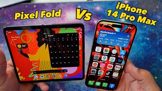 iPhone 14 Pro Max vs Pixel Fold - Vale la pena un Telefono Doblable??