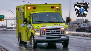 Montréal/Pointe-Claire | Urgences-Santé Ambulances Responding & Transporting With Lights & Sirens