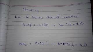 Chemistry class 10 chapter 2,How to balance chemical equation