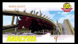 Fun Spot America 2017 Gravity Group Wooden Coaster Analysis