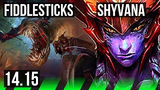 FIDDLESTICKS vs SHYVANA (JGL) | 72% winrate, 3/0/5 | VN Master | 14.15